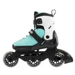 Rollerblade Microblade 3WD Junior Inline Skates - Aqua/White -Impala Sale Store Rollerblade Microblade3WD Aqua White 1