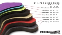 S-One - Lifer Helmet Liner -Impala Sale Store S One LiferLinerSizes