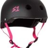 S-One Lifer Helmet - Matte Black With Pink Straps -Impala Sale Store S OneLifer MatteBlackPinkStraps 1