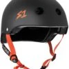 S-One Lifer Helmet - Matte Black With Orange Straps -Impala Sale Store S OneLiferHelmet MatteBlackOrangeStraps
