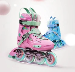 Infinity Adjustable Slalom Inline Skate - Blue Or Pink