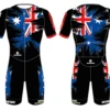 Sk8House - AUS Flag Design - Pro Aero Skin Suit -Impala Sale Store Sk8House AUFlagSkinSuit Aero