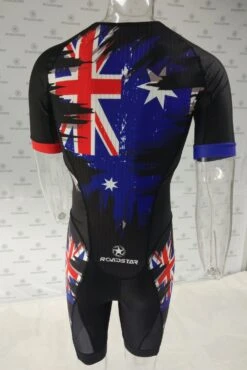 Sk8House - AUS Flag Design - Pro Aero Skin Suit 5 Sk8House - AUS Flag Design - Pro Aero Skin Suit -Impala Sale Store Sk8House AUSFlagSkinsuit actual1