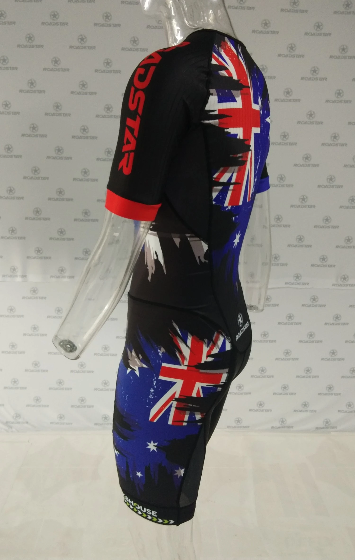 Sk8House - AUS Flag Design - Pro Aero Skin Suit Sk8House - AUS Flag Design - Pro Aero Skin Suit -Impala Sale Store Sk8House AUSFlagSkinsuit actual2