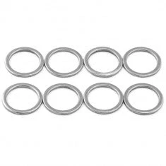 Sk8House 8mm Axle Speed Washers (Black / Silver)