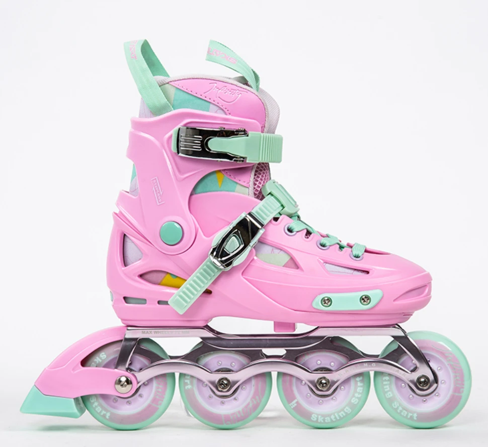 Infinity Adjustable Slalom Inline Skate - Blue or Pink Infinity Adjustable Slalom Inline Skate - Blue Or Pink -Impala Sale Store SkatingStart Infinity Pink