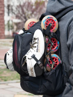 SS - Inline Speed Skating Backpack - Black -Impala Sale Store SkatingStart SkateBagSpeed Black 4