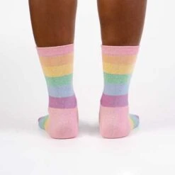 SOCK IT TO ME - Pastel Prismatic Crew Socks -Impala Sale Store SockItToMe PastelPrismatic CrewSocks 3