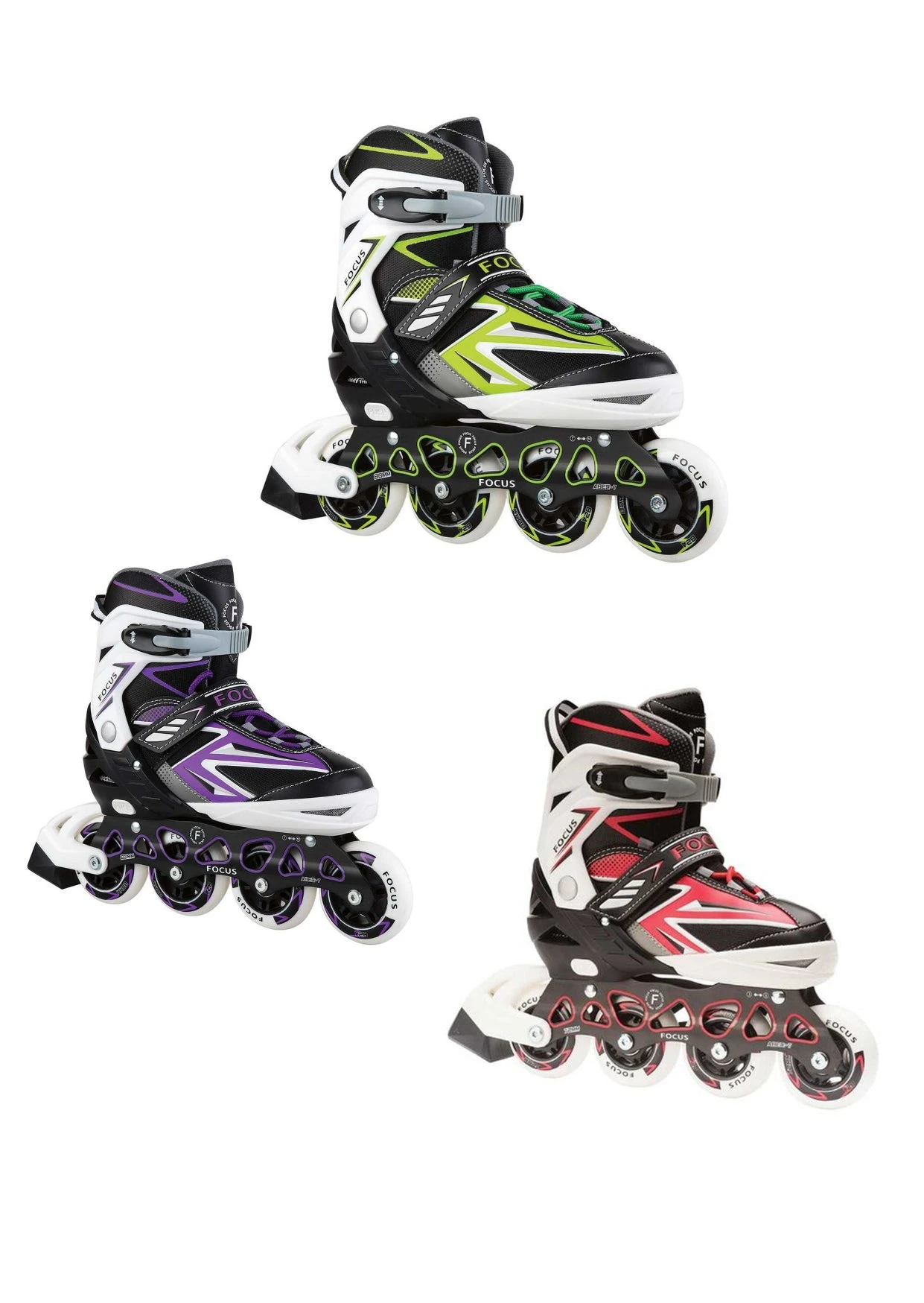 Softec Focus Neon - Adjustable Inline Skate Softec Focus Neon - Adjustable Inline Skate -Impala Sale Store SoftecFocus All