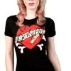 Sourpuss Bruised Heart - Short Sleeve Tee -Impala Sale Store SourpussBruisedHeartT Shirt